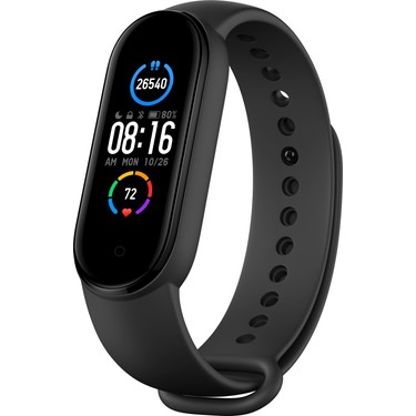 Xiaomi Mi band 5 akıllı saat bileklik siyah kordon