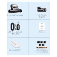 AZDOME S58 4G 3 Kameralı Dash Cam