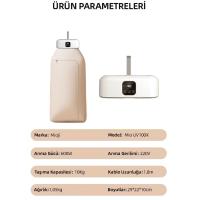 Mioji Mio Uv100X Yeni Nesil Uv Işıklı Taşınabilir Portatif Askılı Katlanabilir Çamaşır Kurutma Makinesi