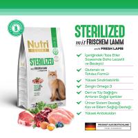 Nutri Feline Sterilised Kuzu Etli 10kg Kuru Kedi Maması